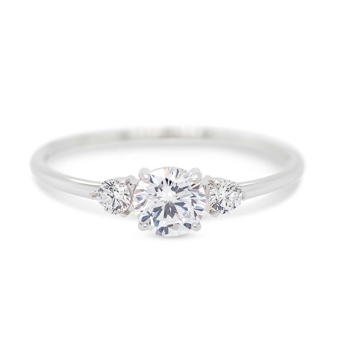 Sølv ring med zirkonia