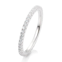 Alliance diamantring i hvidguld med diamanter hele vejen rundt