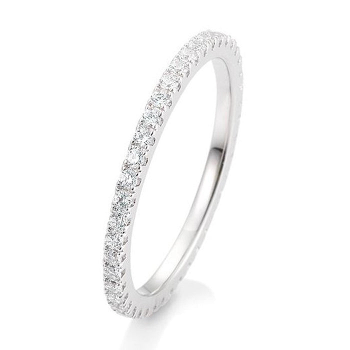 Alliance diamantring i hvidguld