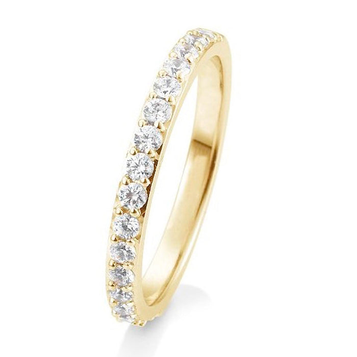 Alliancering med diamanter i guld