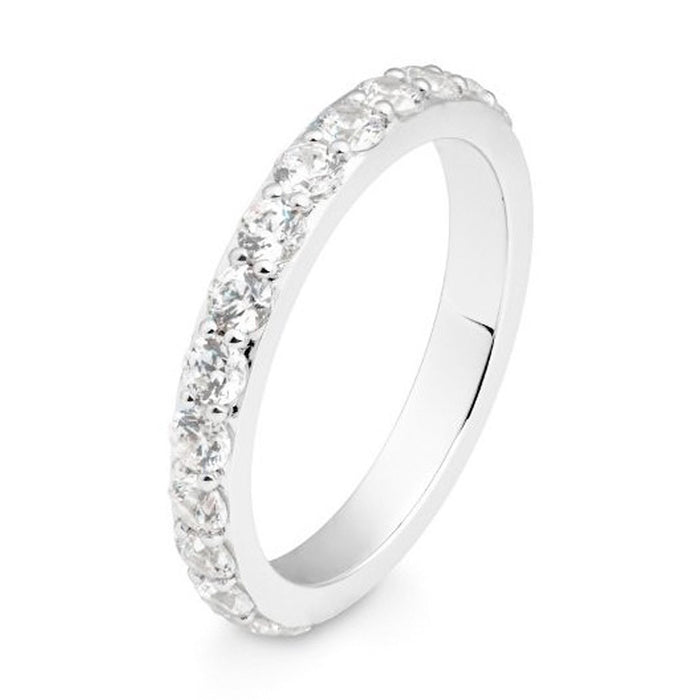 Alliance diamantring i hvidguld