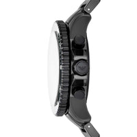 Armani ur i sort keramik med grå urskive