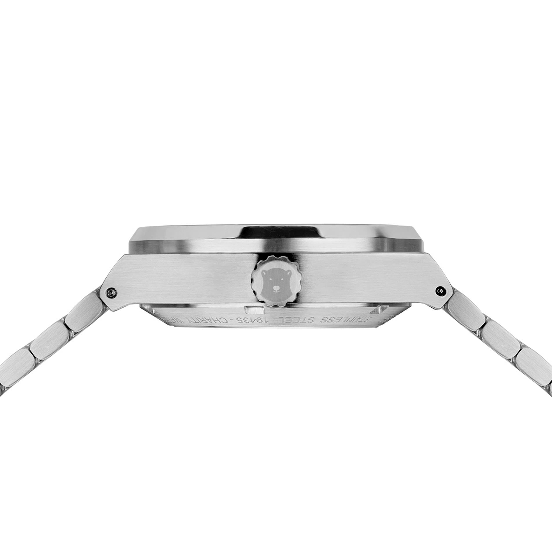 Automatik ur fra Bering i stål med blå skive