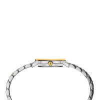 Certina DS 8 dameur i two-tone stål med perlemorskive, set fra siden