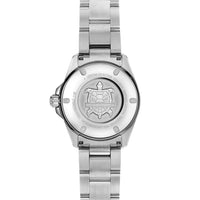 Certina DS Action damedykkerur i stål med sort skive, set bagfra