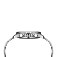 Certina DS Podium herreur i stål med sort skive, set fra siden