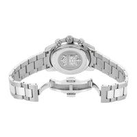 Certina DS Podium herreur i stål med sort skive, set bagfra