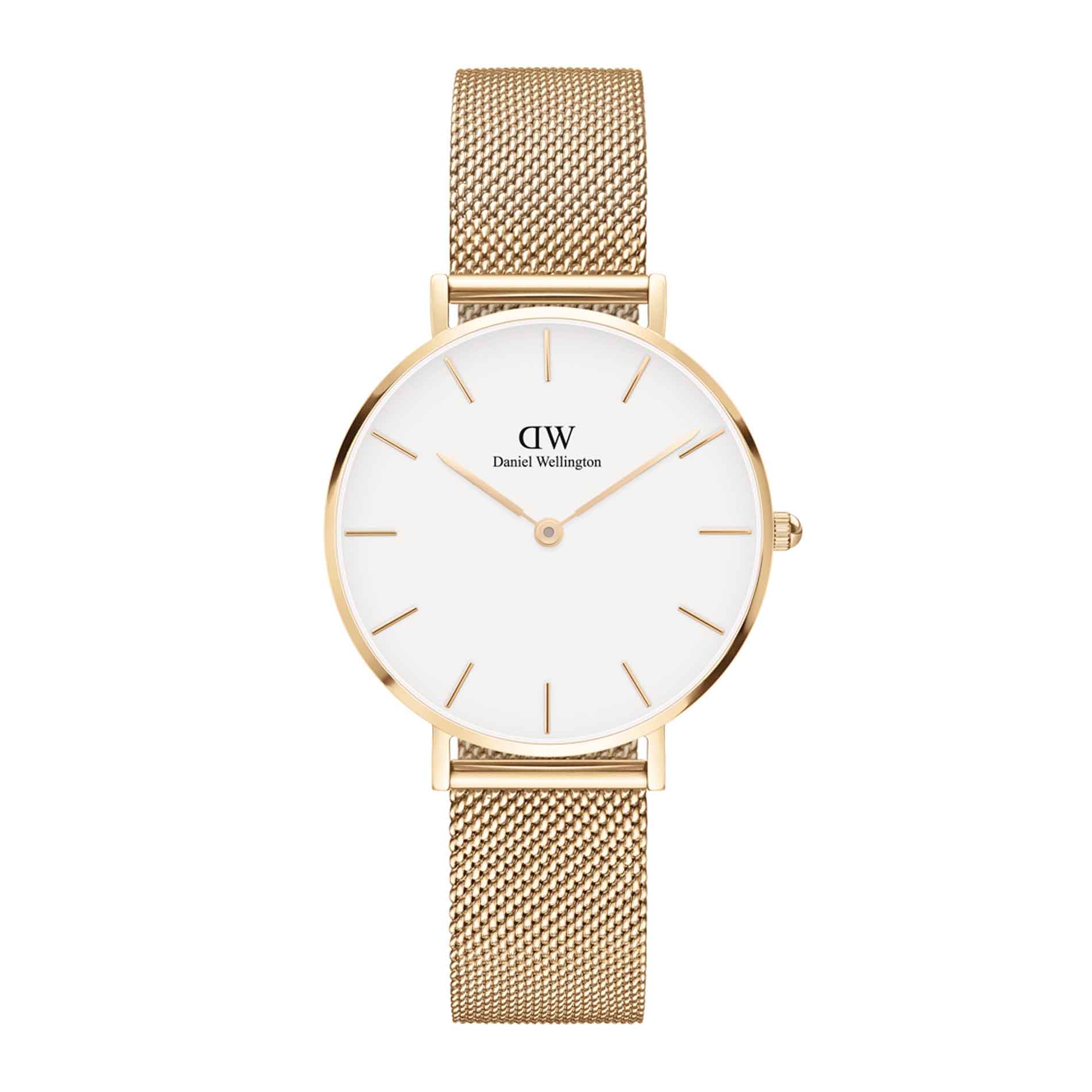 Daniel Wellington ur i guldtonet stål med hvid skive