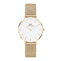 Daniel Wellington ur i guldtonet stål med hvid skive