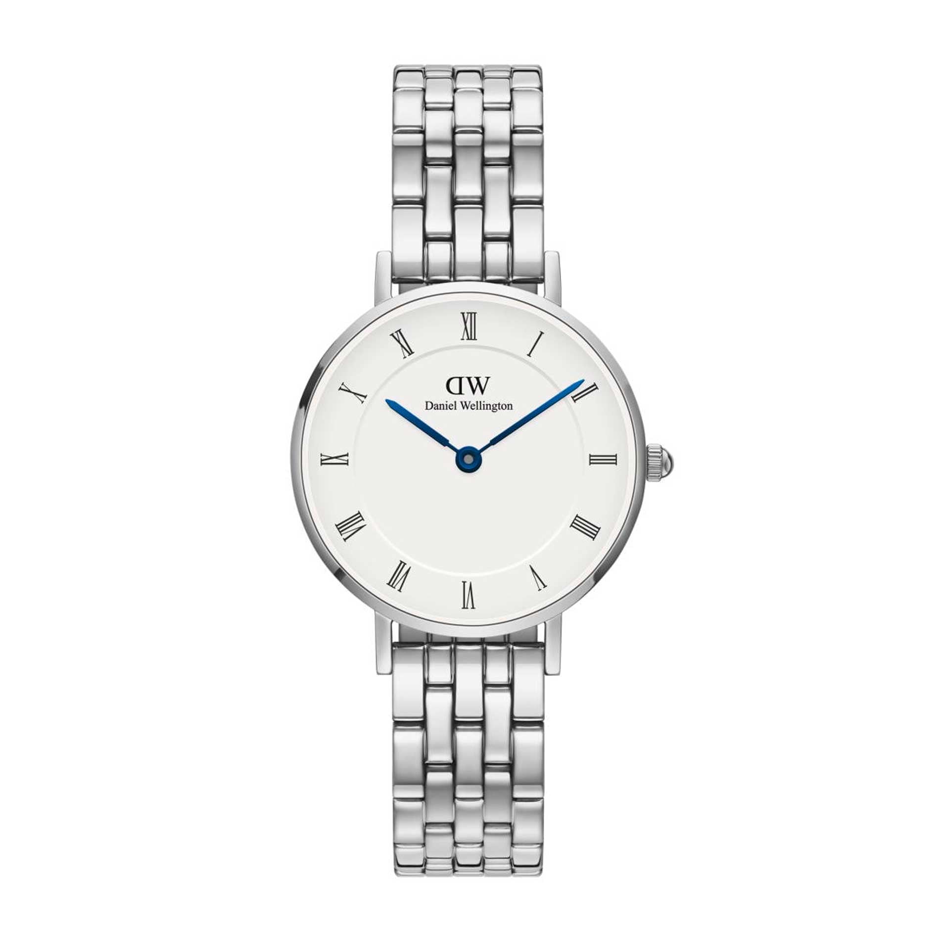 Daniel Wellington ur i stål med hvid skive