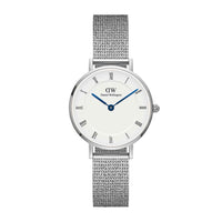 Stål ur med hvid skive fra Daniel Wellington