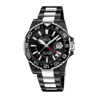 Jaguar GMT ur i sort og sølv design