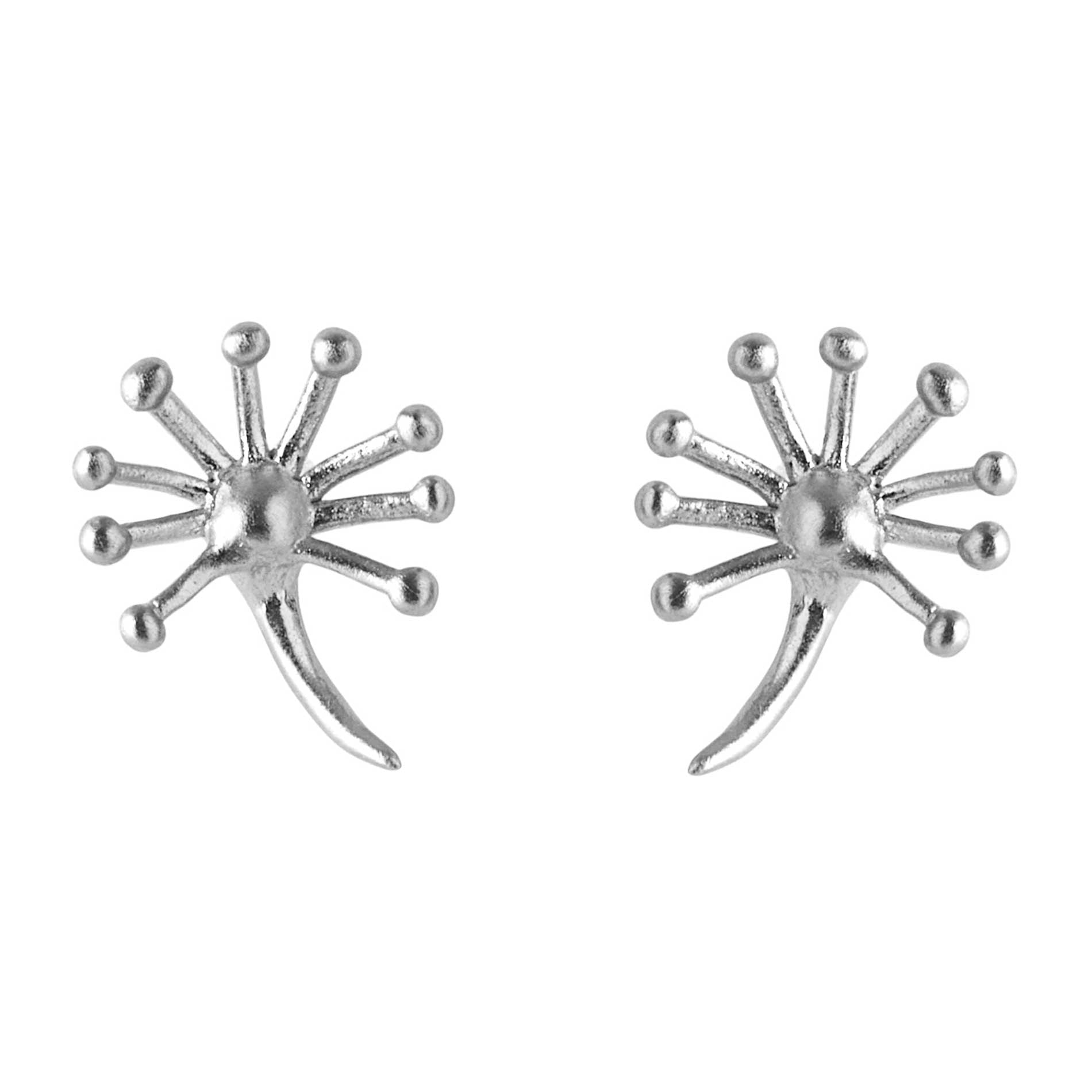 Blomster ørestikker i sølv fra Pernille Corydon