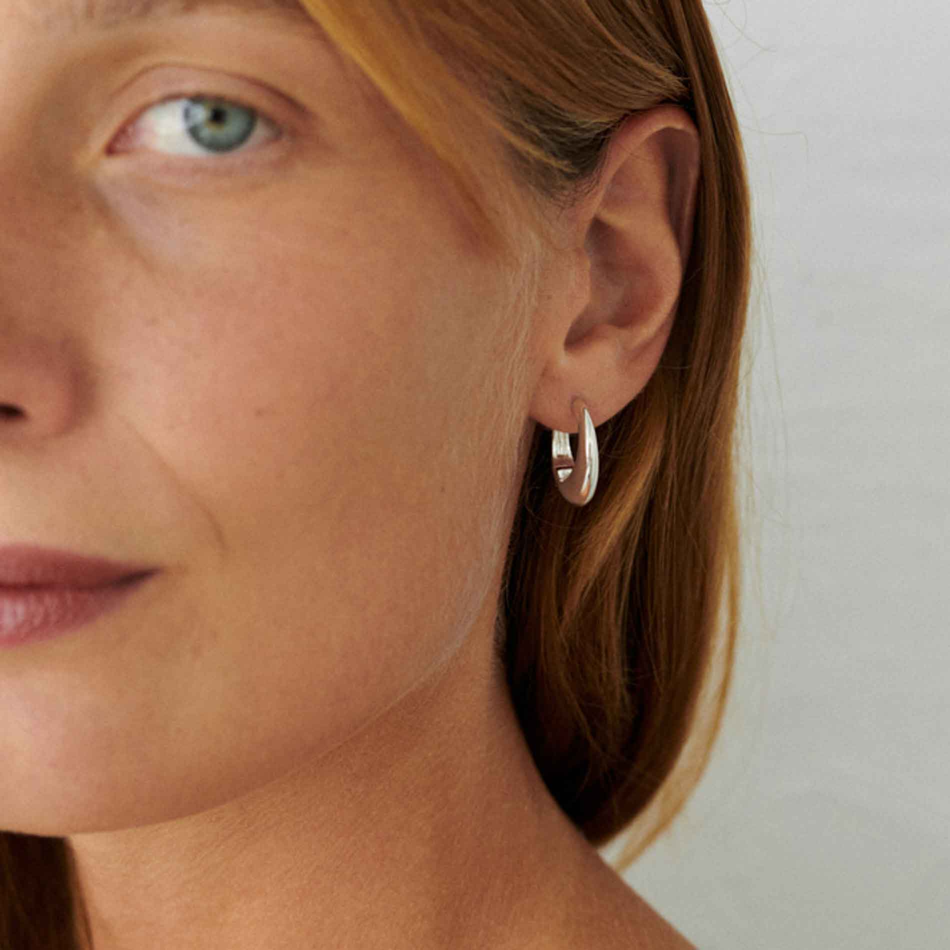 Sølv creoler fra Pernille Corydon