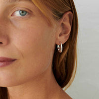 Sølv creoler fra Pernille Corydon