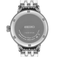 Automatisk ur fra seiko med lys blå skive