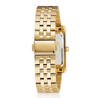 Sif Jakobs Martina ur i guld stål med blå skive, set bagfra