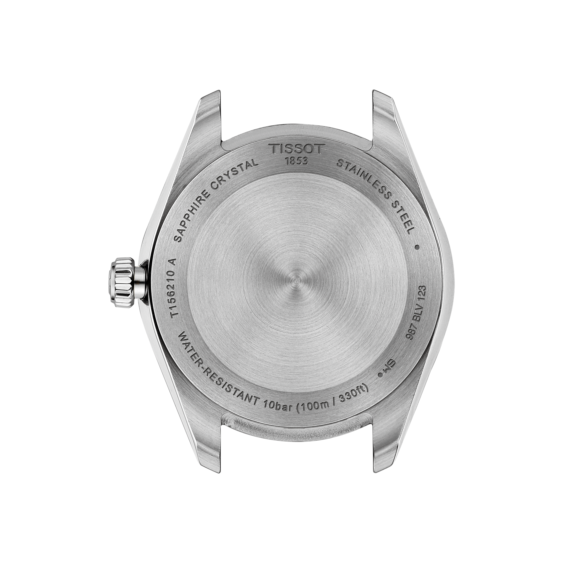 Tissot urkasse set bagfra