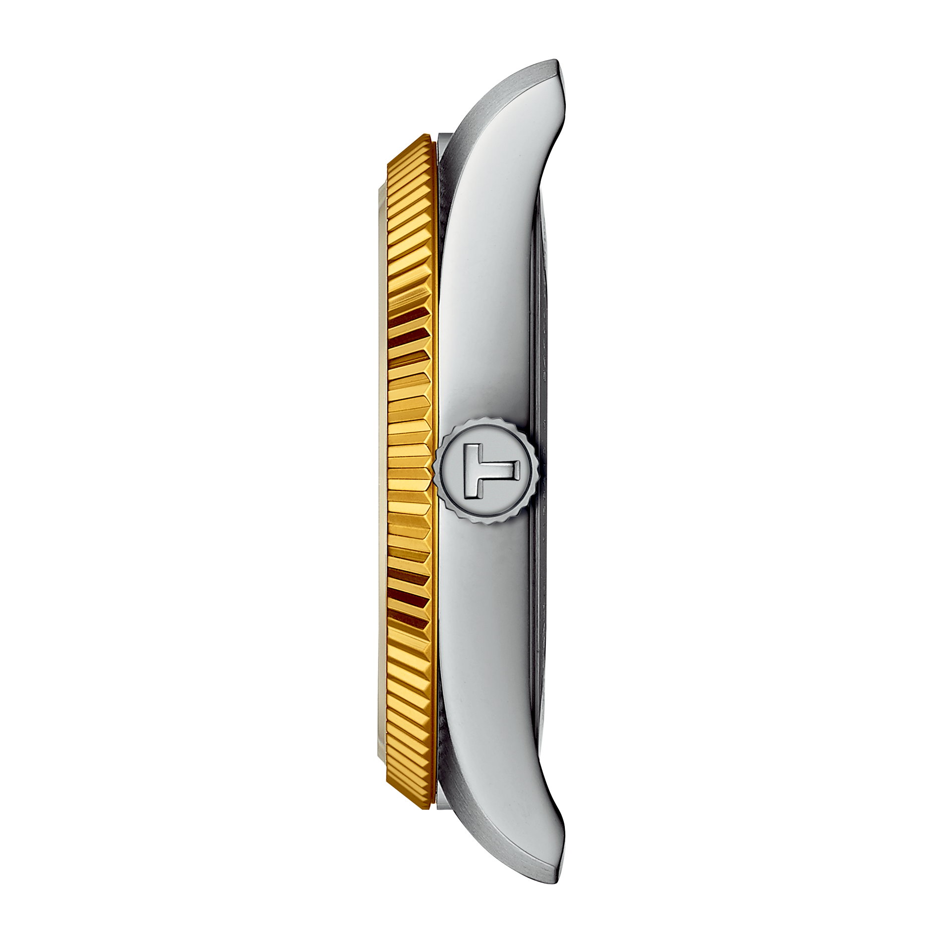 Tissot urkasse set fra siden