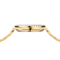 Bering ur i guldtonet rustfrit stål med hvid skive