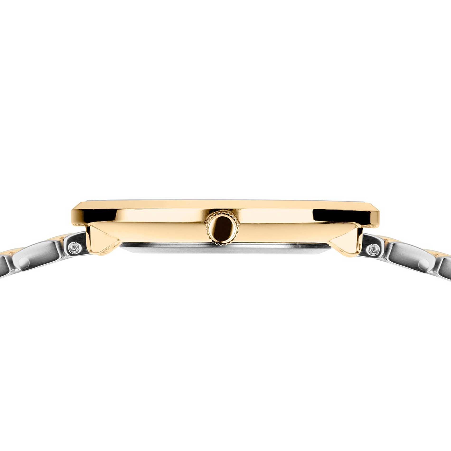 Two-Tone titanium ur med hvid skive fra Bering