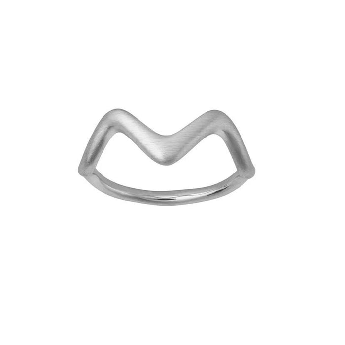 byBiehl Wave Small ring i sølv