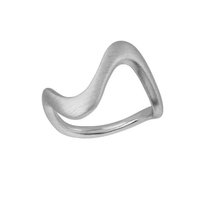 byBiehl Wave Large ring i sølv