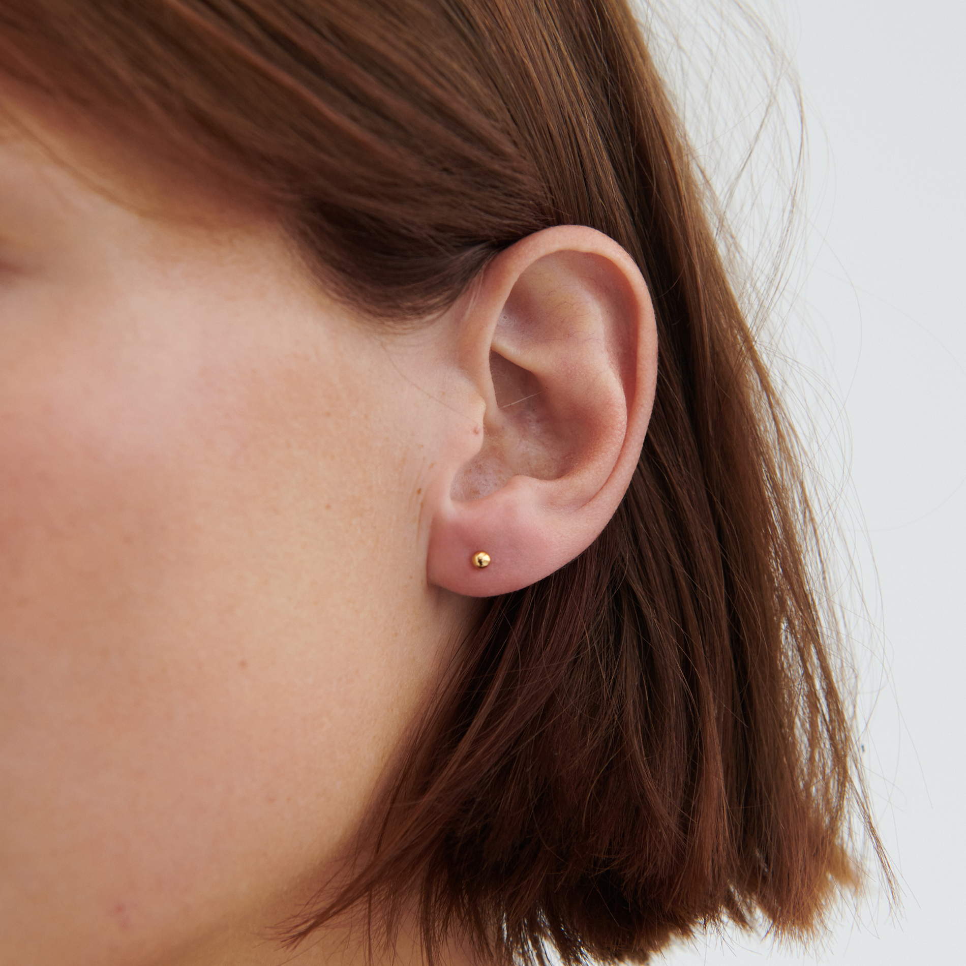 Pernille Corydon Pebble ørestikker i sølv