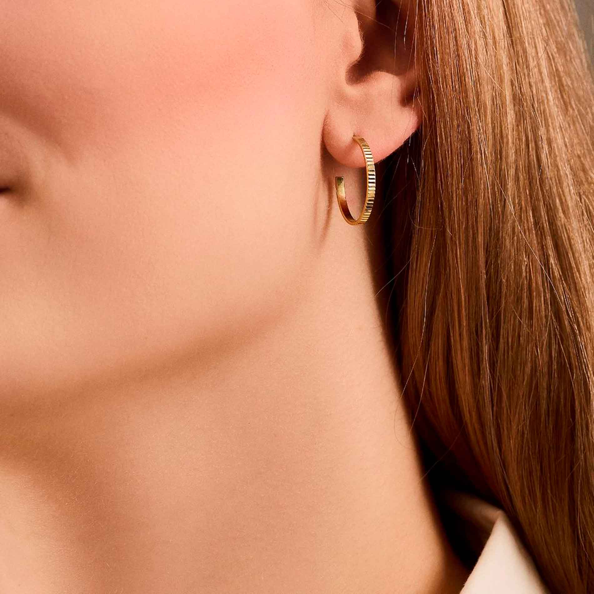 Pernille Corydon Sea Reflection Hoops i sølv