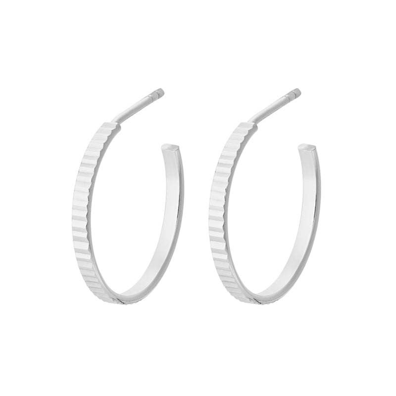 Pernille Corydon Sea Reflection Hoops i sølv