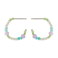 Pernille Corydon Sea Colour hoops i sølv