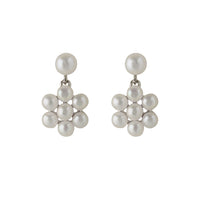 Pernille Corydon Ocean Bloom øreringe i sølv