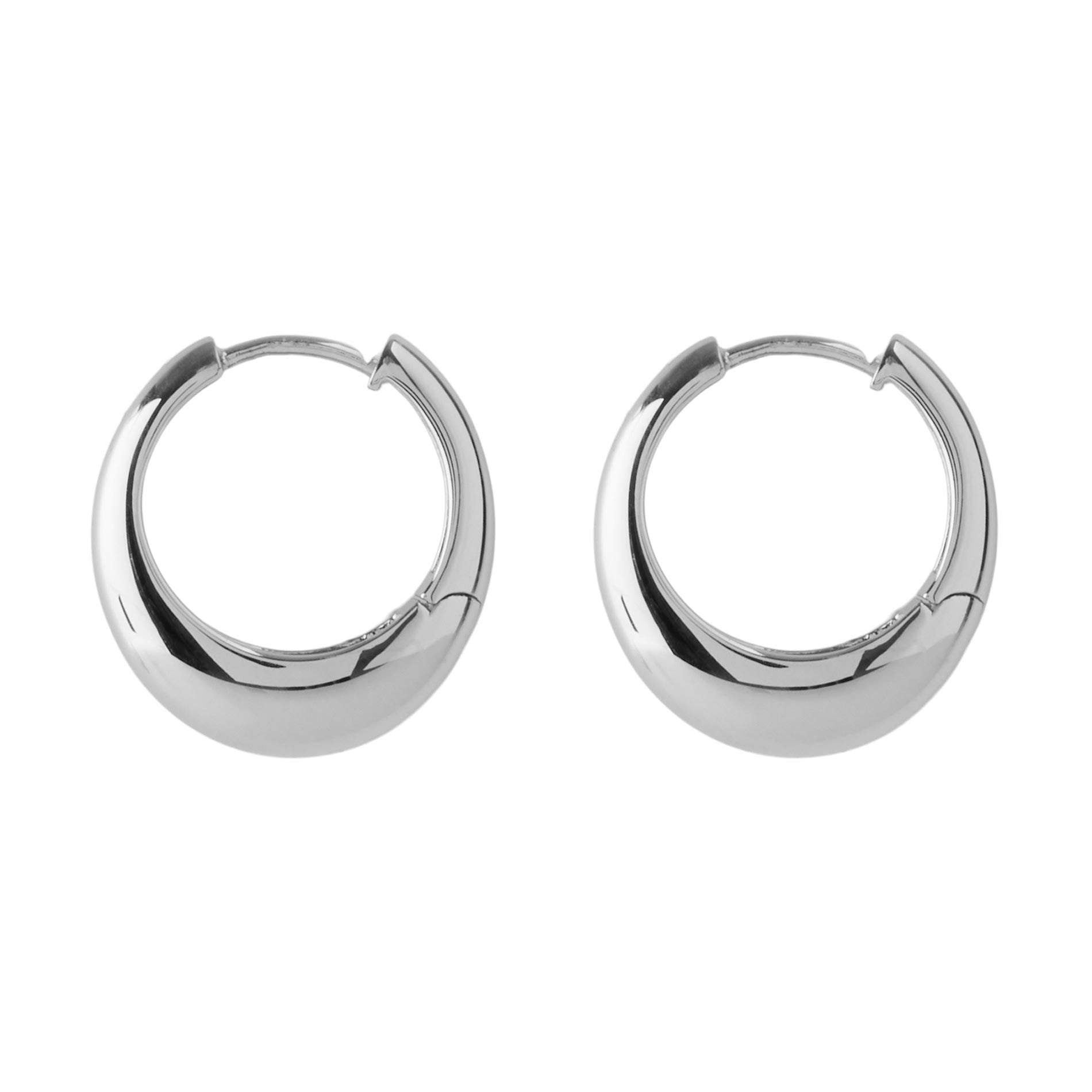 Sølv creoler fra Pernille Corydon