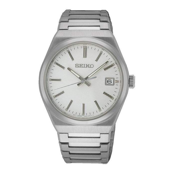 Seiko Classic ur med hvid urskive