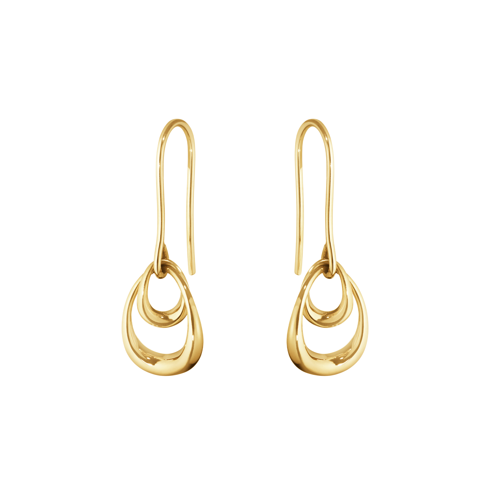 GEORG JENSEN OFFSPRING ØRERINGE I GULD
