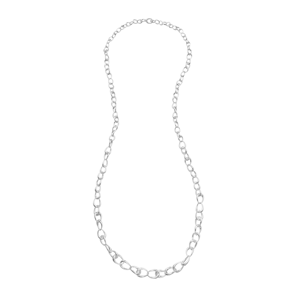 Georg Jensen Offspring Graduated Link halskæde i sterlingsølv