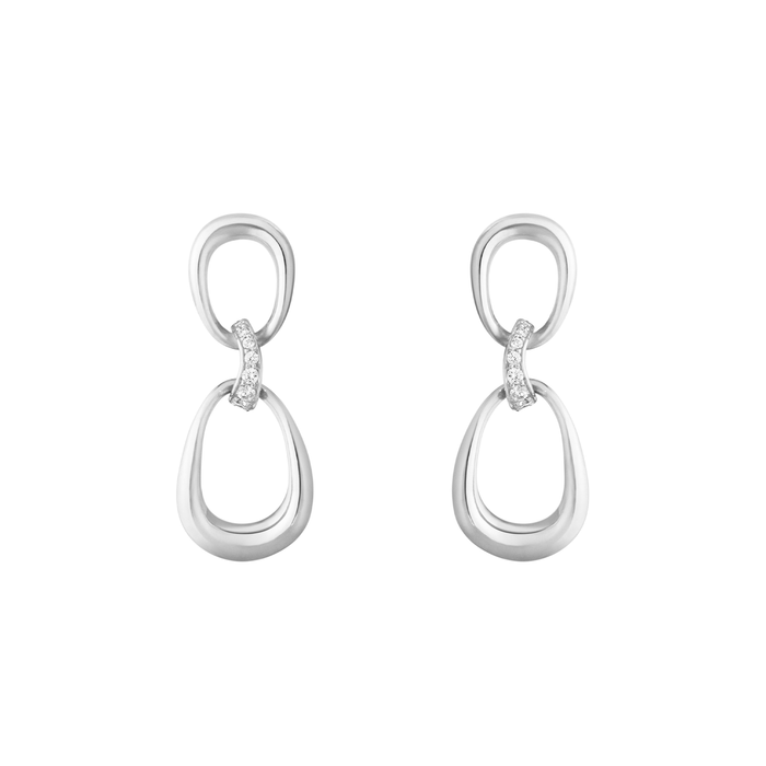 GEORG JENSEN OFFSPRING ØRERINGE I SØLV