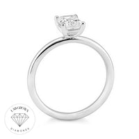 Solitaire ring med lab-grown diamant