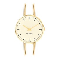 Arne Jacobsen City Hall Ivory Bloom dameur 34 mm med forgyldt urkasse