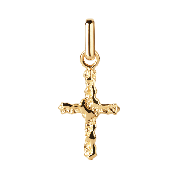Camille Brinch Cross Contrast Charm i forgyldt