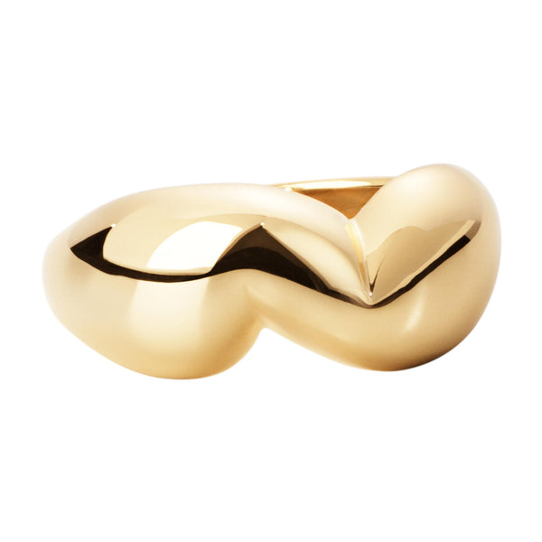 Forgyldt ring fra Camille Brinch
