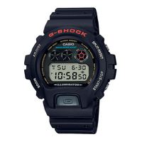Casio G-Shock DW-6900U-1ER digitalt herreur med sort resinrem og stødresistent konstruktion