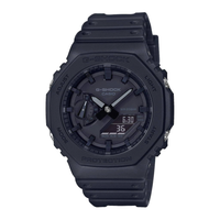 Casio G-Shock GA-2100-1A1ER sort analog-digitalt ur med ottekantet urkasse