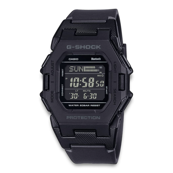 Casio G-Shock GD-B500-1ER digitalt herreur i sort med Bluetooth og skridttæller