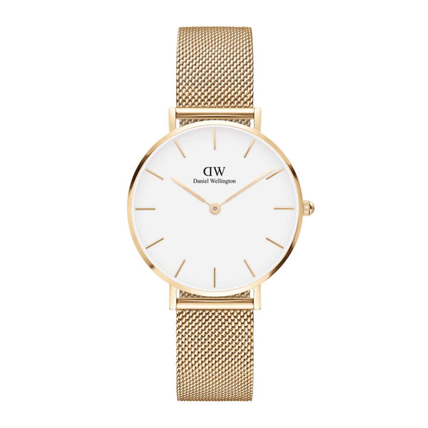 Daniel Wellington ur i guldtonet stål med hvid skive