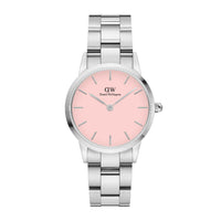 Daniel Wellington ur i stål med rosa skive