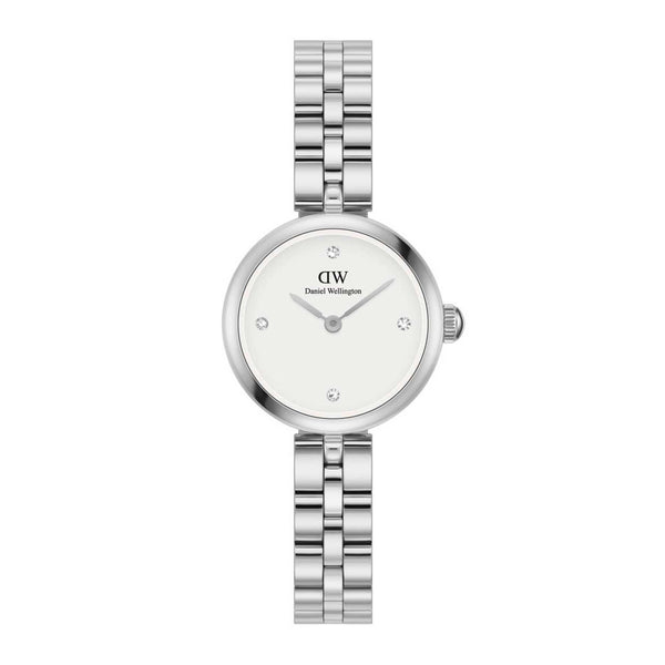 Ur i stål med hvid skive fra Daniel Wellington