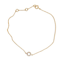 Armbånd i guld med diamanter