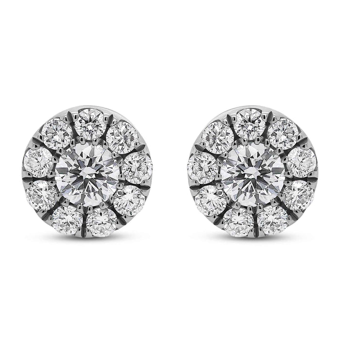 diamantøreringe i hvidguld