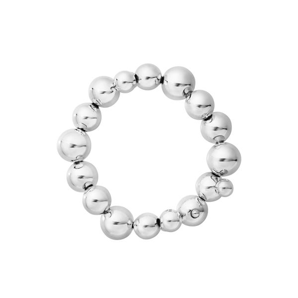 Georg Jensen Moonlight Grapes armbånd i sterlingsølv med store kugler